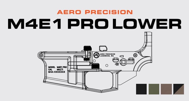 M4E1 PRO Series Lower Receivers