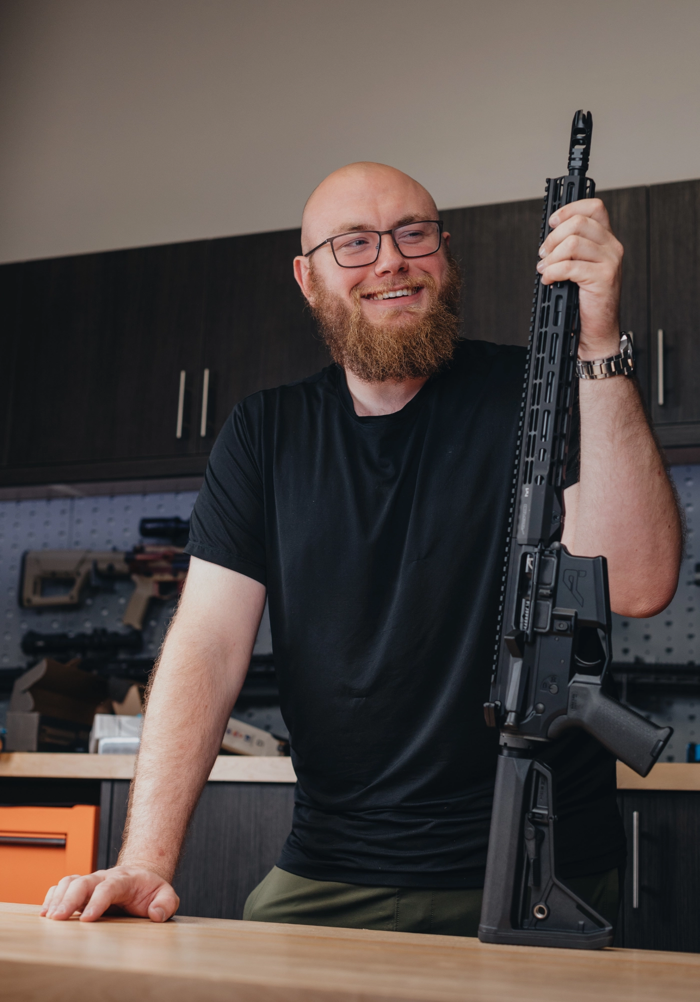 Kirk completing his ar15 build